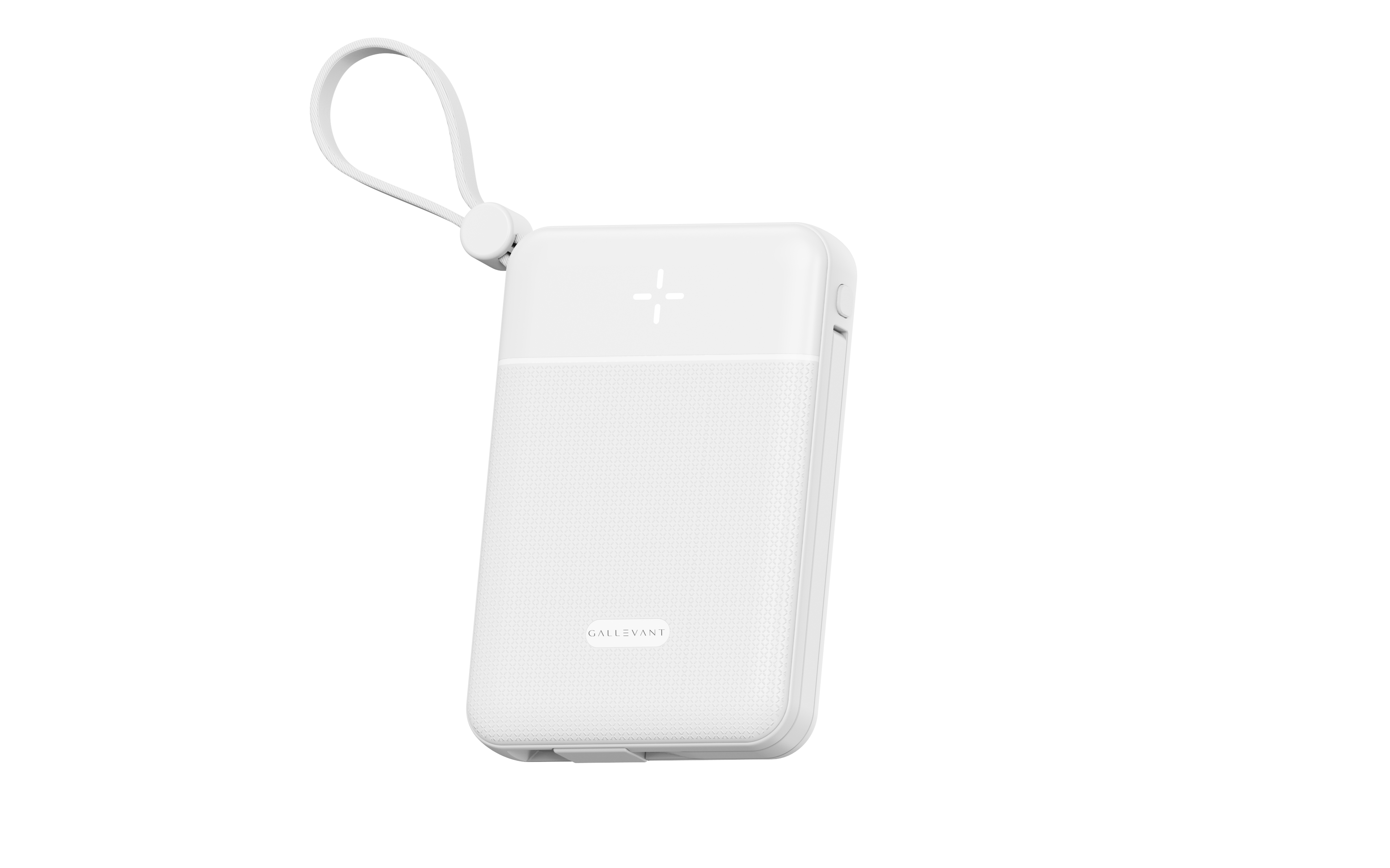 CoreCharge™ 10,000mAh Portable Power Bank with Built-In Cables