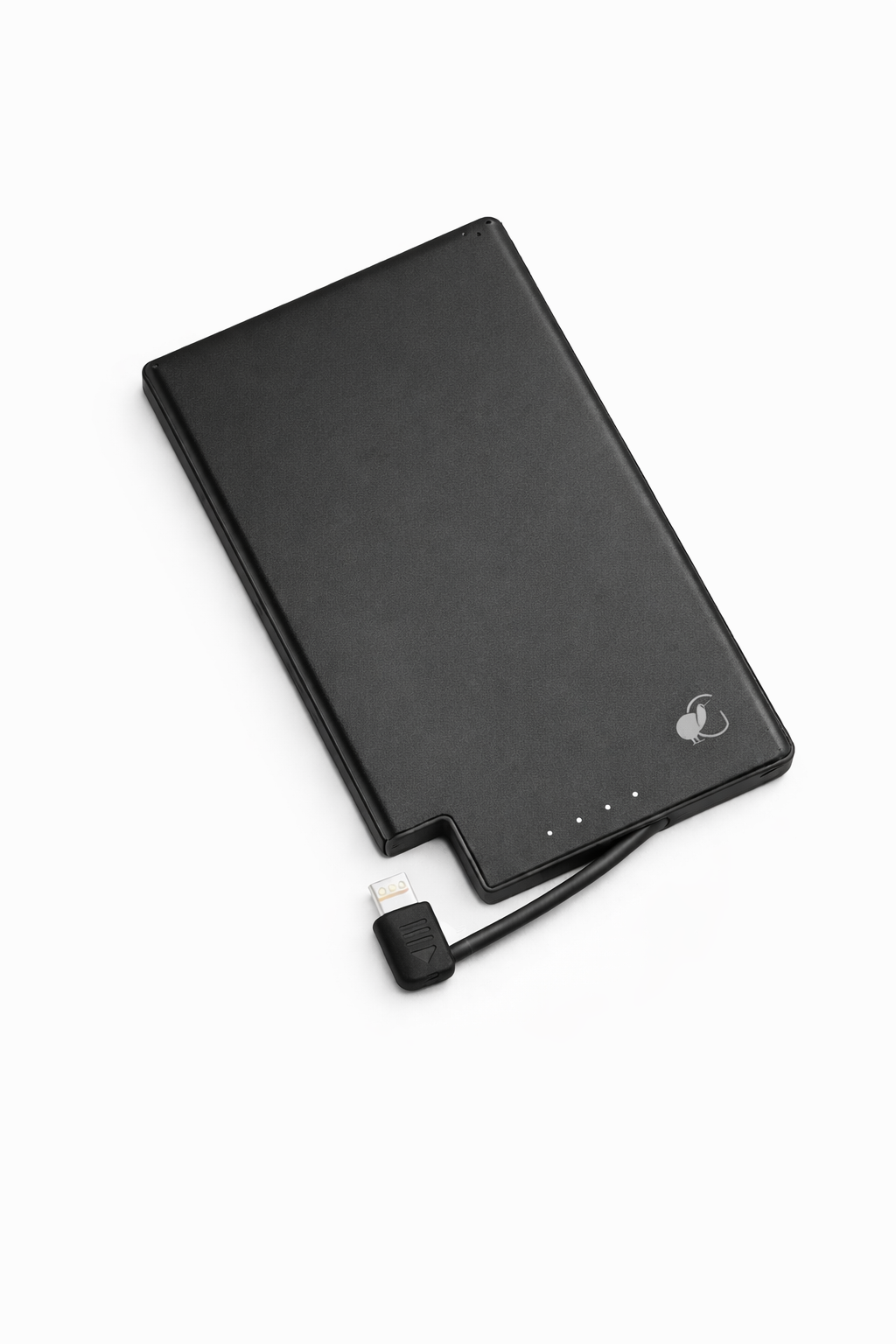 SlimCharge™ 5000mAh Magnetic Power Bank with Built-In Cables