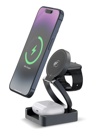3-in-1 Wireless Foldable Charging Dock