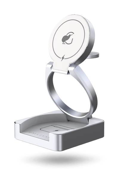 3-in-1 Wireless Foldable Charging Dock - White