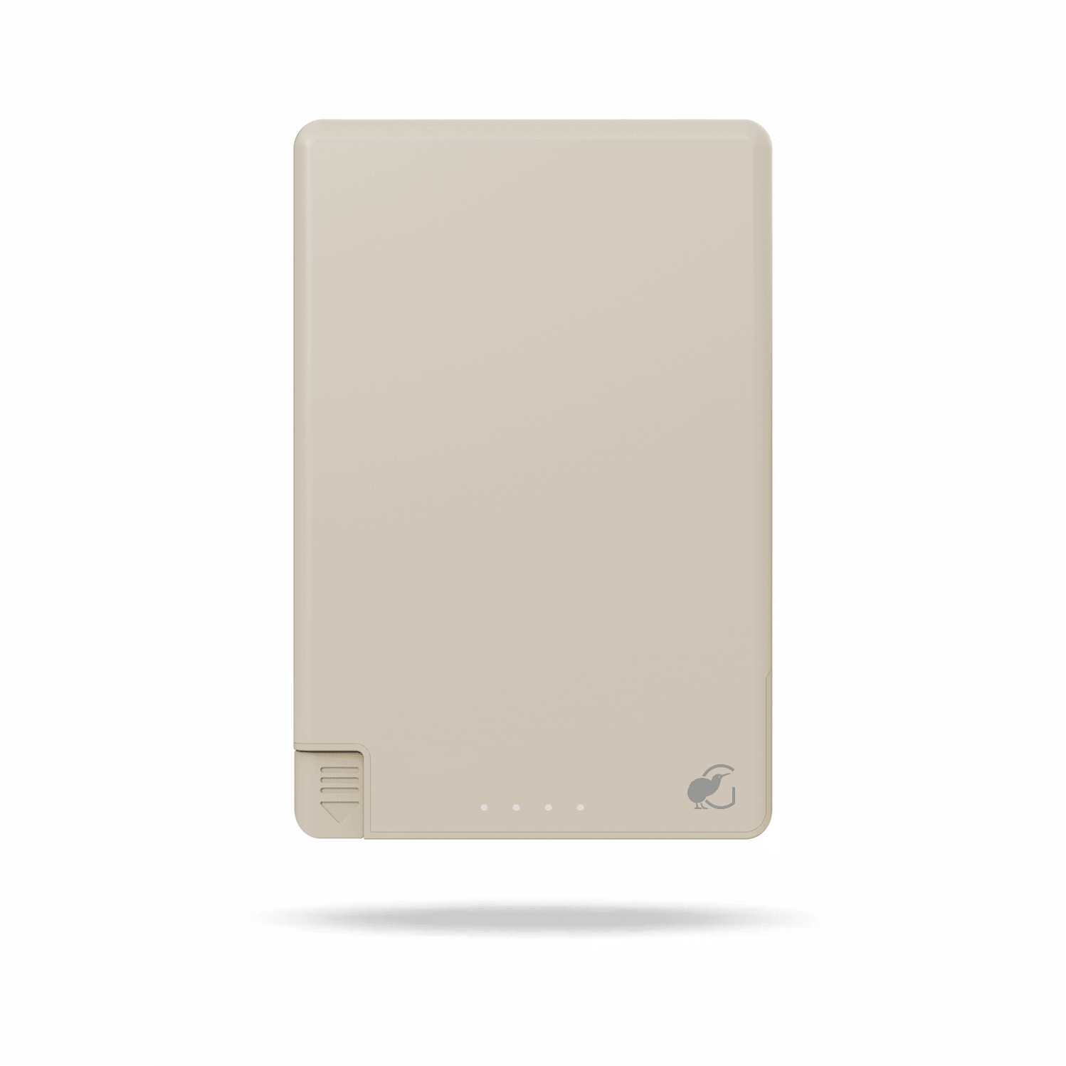 SlimCharge™ Magnetic Power Bank with Built-In Cables - 5k mAh