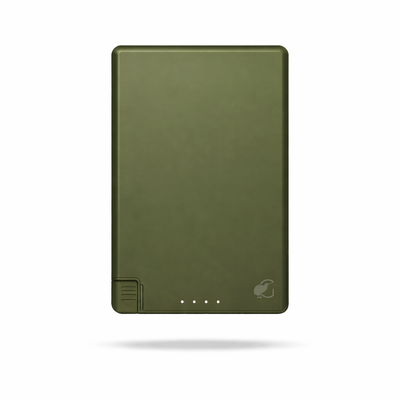 SlimCharge™ 5000mAh Magnetic Power Bank with Built-In Cables