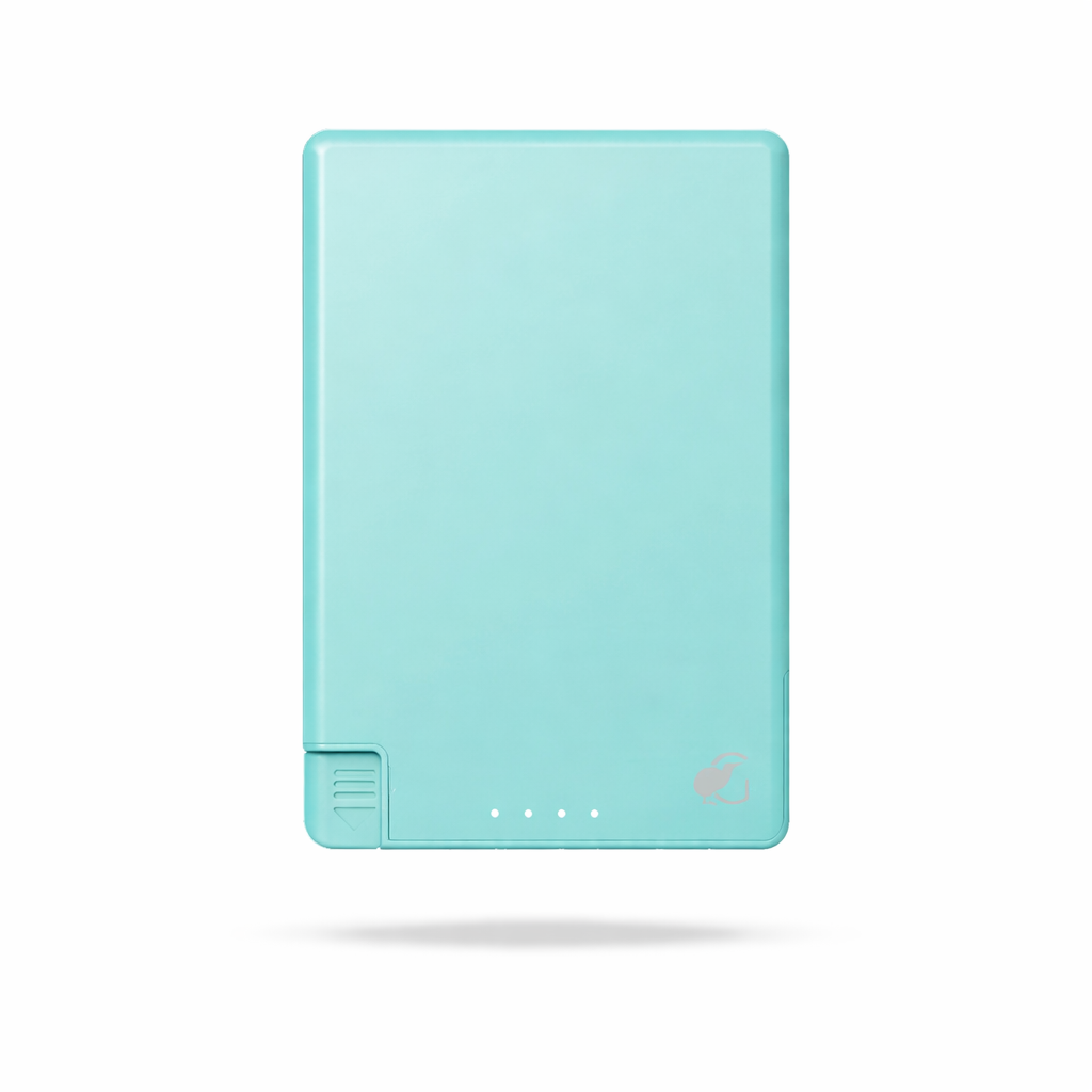 SlimCharge™ 5000mAh Magnetic Power Bank with Built-In Cables