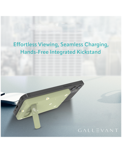 MagCharge™ 5000mAh Wireless Power Bank With Kickstand