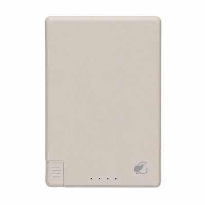 SlimCharge™ Magnetic Power Bank with Built-In Cables - 5k mAh
