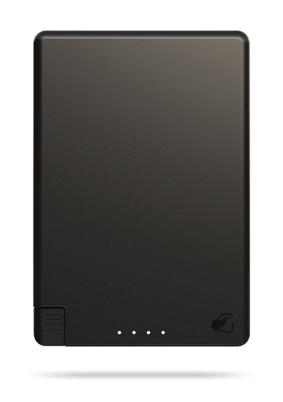 SlimCharge™ 5000mAh Magnetic Power Bank with Built-In Cables