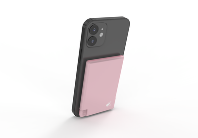 SlimCharge™ 5000mAh Magnetic Power Bank with Built-In Cables