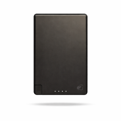 SlimCharge™ 5000mAh Magnetic Power Bank with Built-In Cables