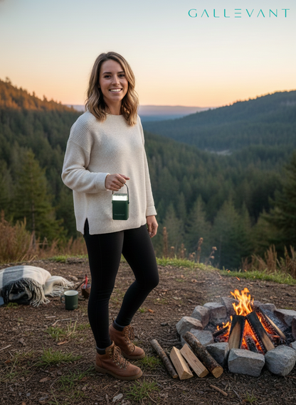 RoadWarrior 40 — 40,000mAh Portable Power Station with 65W USB-C PD, Dual LED Lights & 4 Ports | Compact Carry Handle