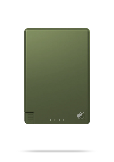 SlimCharge™ 5000mAh Magnetic Power Bank with Built-In Cables